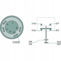 Valdymo jungiklis pakelti/nuleisti