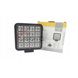 Darbo lempa 16led potvynio jungiklis 12 24v 2400lm