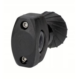 Juoda vairo rankenėlė su rutuliniais guoliais