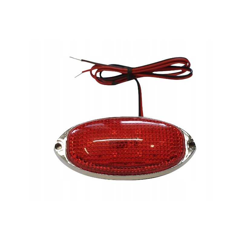 Raudona LED lempa 12v 24v kontūro žymeklio spalvos