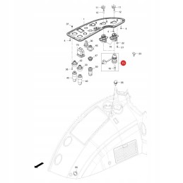 Elektros jungtis fendt x830230556000 originalus