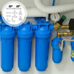 Vandens vamzdžio greito sujungimo rutulinio vožtuvo vamzdis 10 vnt