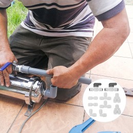 Greitai pajungiamas adapteris kampiniam uždarymo vožtuvui, 10 vnt