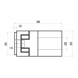 Sankaba siurbliui G3, variklis 2 2 5 5kW, 28mm velenas
