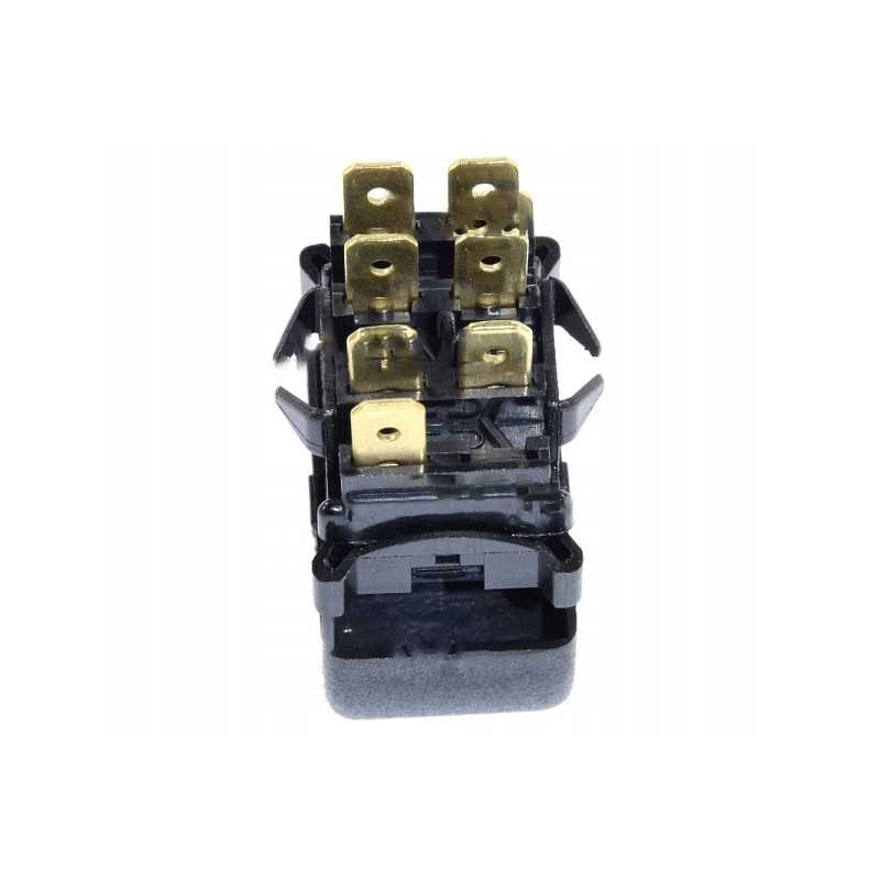 Galinio lango valytuvo jungiklis ir ploviklis