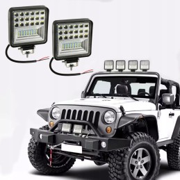 Halogeninė LED darbo lempa 12v 24v 126w 2 vnt