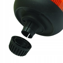 Blykstės lemputė 12 24v, sumontuota ant kištuko