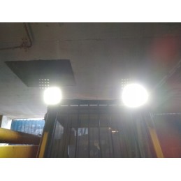 Darbinė lempa 16 LED 48W kvadratinė 12v 24v