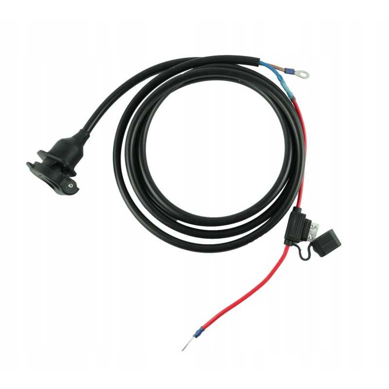 Papildoma instaliacija: maitinimo laidas su kištukiniu lizdu