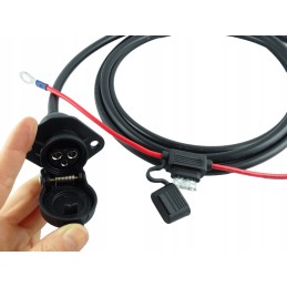 Papildoma instaliacija: maitinimo laidas su kištukiniu lizdu