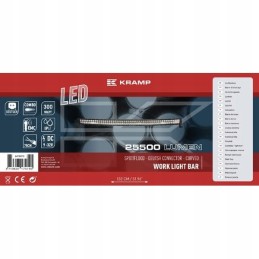 Halogeninė lankinė darbo lempa 100 LED 300W 25500lm