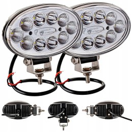 LED darbo lempa 30w, 3 rankenos padėtys, 2 vnt