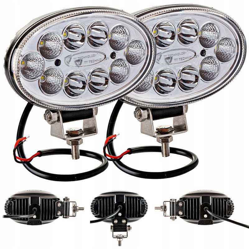 LED darbo lempa 30w, 3 rankenos padėtys, 2 vnt