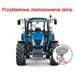 LED darbo lempa 30w, 3 rankenos padėtys, 2 vnt