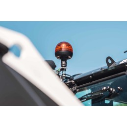 LED įspėjamoji lemputė gaidys 12 24v, kaištis 4 blykstė