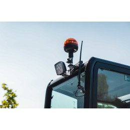 LED įspėjamoji lemputė gaidys 12 24v, kaištis 4 blykstė