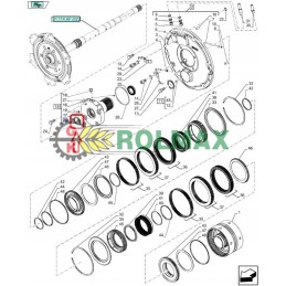 Sandarinimo žiedas New Holland Case Steyr 47