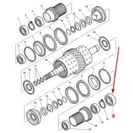 3779260m1 tiesus rutulinis guolis, 1 eilė