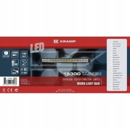 Halogeninė lankinė darbo lempa 60 LED 180W 15300lm