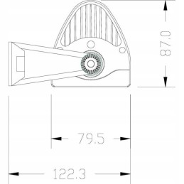 Halogeninė lankinė darbo lempa 60 LED 180W 15300lm