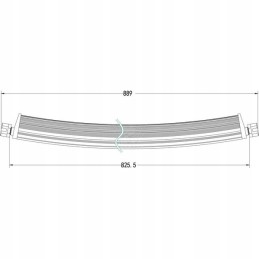Halogeninė lankinė darbo lempa 60 LED 180W 15300lm