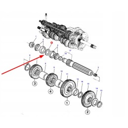 3791941m1 pleištinė poveržlė 4 28 mm