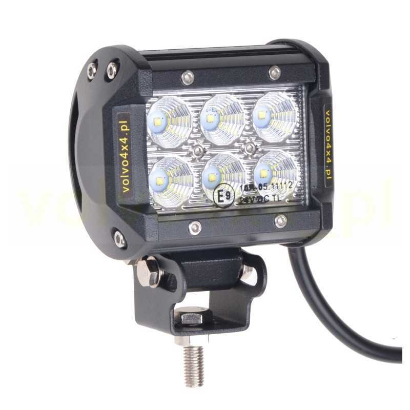 Skydinė darbo lempa 18W Cree LED šakinis ekskavatorius