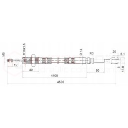 Kabelis skirstytuvams 4-5m hidroliderio šakėms