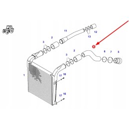 818200190030 metalinis tarpinio aušintuvo vamzdis