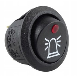 Įspėjamosios šviesos jungiklis 12v 20a 20mm švyturys