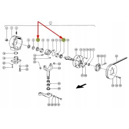 215381 0 colių kūginis ritininis guolis