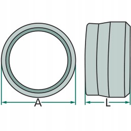 Srieginės jungties suspaudimo žiedas fioe6mm