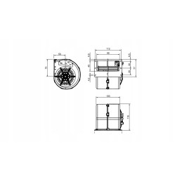 Radialinis ventiliatorius ts 250 12v 008 a100 93d