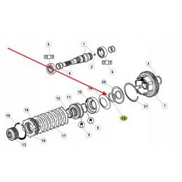 7700021129 Kardaninio veleno tarpiklis