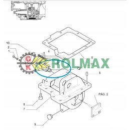 Solenoidinis vožtuvas new Holland ford korpusas 81870291