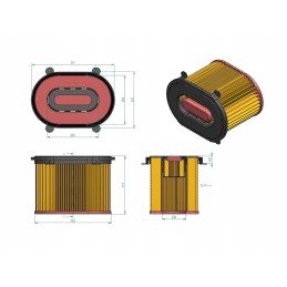 Hifi oro filtras SA17453 atitinka 3620107