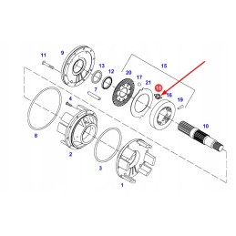 F822100150060 diskinių stabdžių spyruoklė