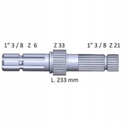 kardaninis velenas John Deere l233 z33 z6 z21 l151598