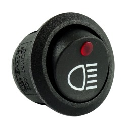 Tolimųjų šviesų jungiklis 12v 20 amperų 20mm