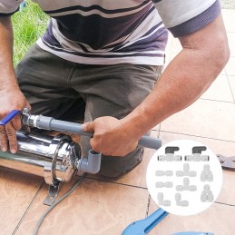 Vamzdžių greitosios jungtys su vandens uždarymo vožtuvu