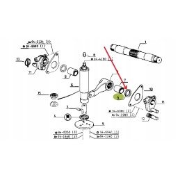 7700004555 guminis kėlimo svirčių žiedas