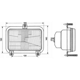 Cobo Fiat Ford New Holland priekinis žibintas 5165824