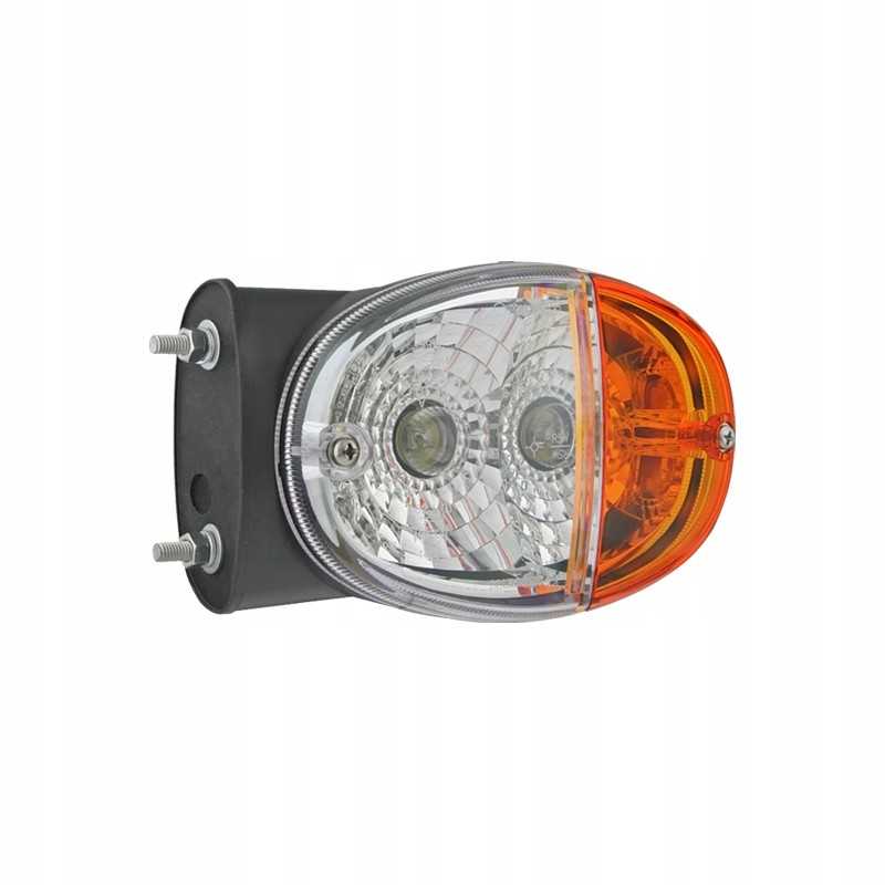 Priekinis žibintas 3f ovalios 140x94 12v lemputės