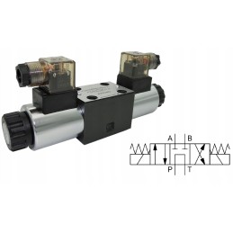 Solenoidinis vožtuvas 4we10g dg4v ng cetop 24v