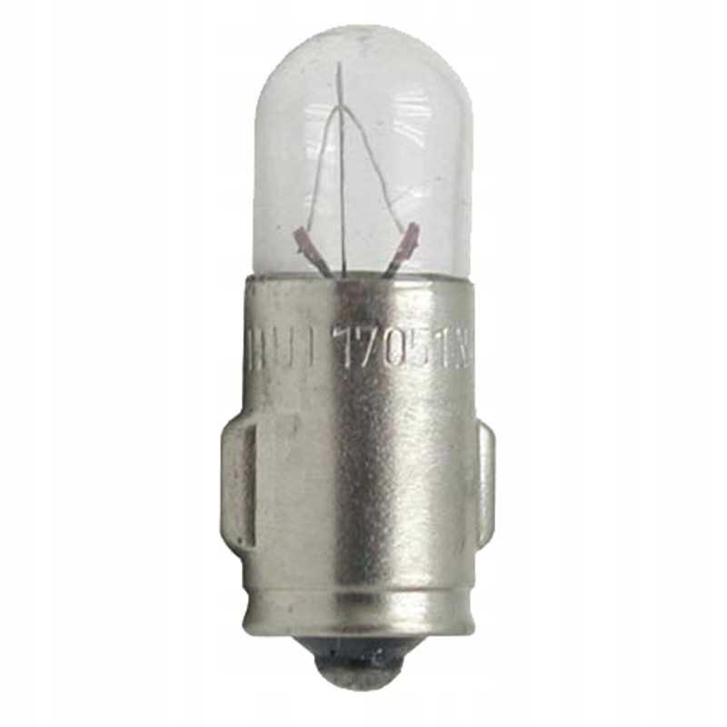 Vieno kaitinamojo siūlelio lemputė 12v 2w 12v2wba7s