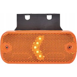 Stačiakampė LED markerinė lempa 12 24v su laidu