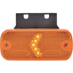 Stačiakampė LED markerinė lempa 12 24v su laidu