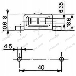 Cobo kontaktinis jungiklis, mechaninis sankabos stabdys