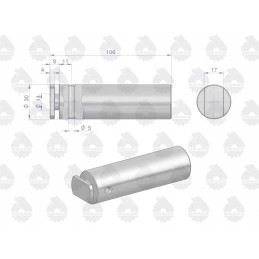 Apatinio kablio laikiklio kaištis c 385 originalus u