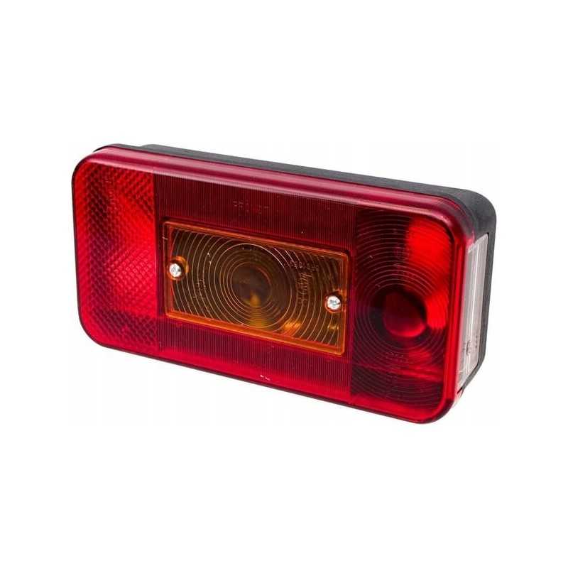 Stačiakampis kombinuotas galinis žibintas 12 24v oranžinis